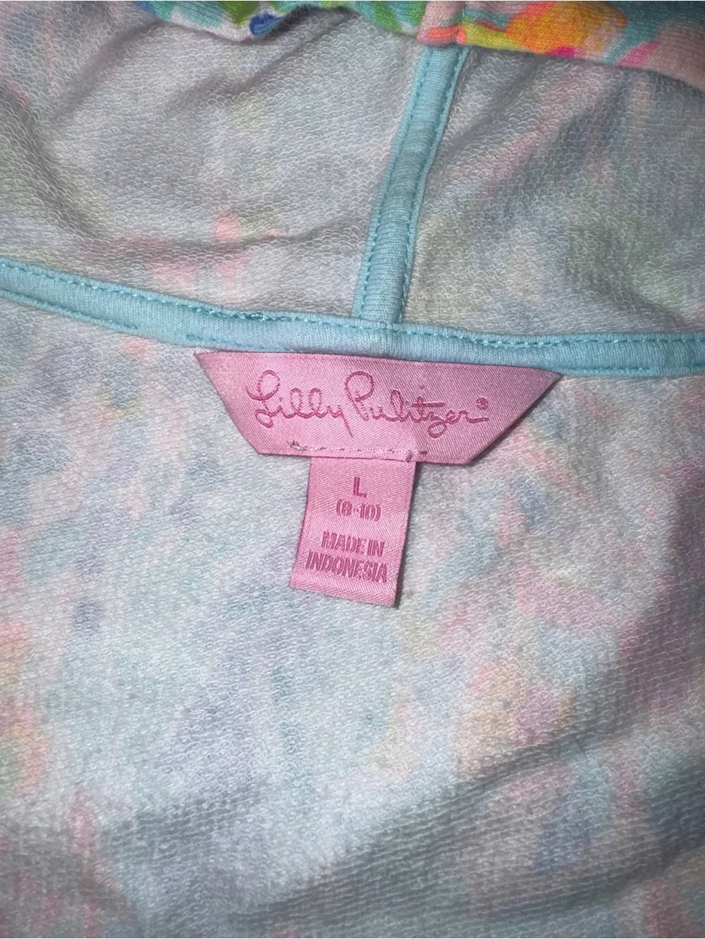 Lilly Pulitzer Pool / Beach Coverup Like New Size youth L 8/10